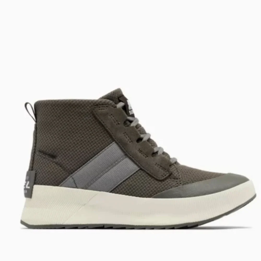 Sorel out n about III mid sneaker waterproof quarry sea salt 5 NWT - Picture 2 of 10